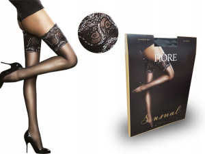 PONCZOCHY FIORE Sandrine 2-S 20 DEN Black\Hold-Ups