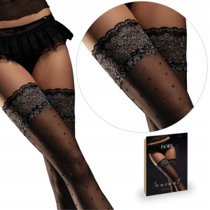 PONCZOCHY FIORE Favorita 20 DEN Black\Silver 2-S