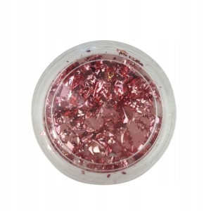 Folia Do Paznokci Efekt Lustra Mirror Rose Gold