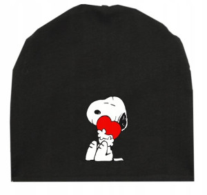 Czapka Dziecięca Z Nadrukiem - Snoopy Piesek