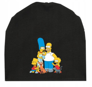 Czapka Dziecięca Z Nadrukiem - Simpsonowie Bajka