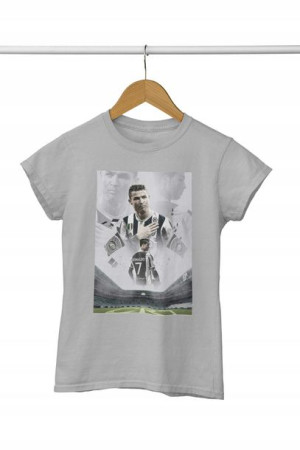 Koszulka Dziecięca PIŁKA RONALDO WZORY - S 122