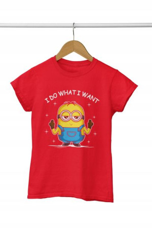 Koszulka Dziecięca MINIONKI WZORY - XL 158