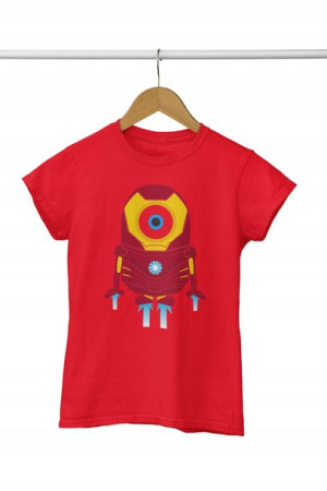 Koszulka Dziecięca MINIONKI IRON MAN - XL 158