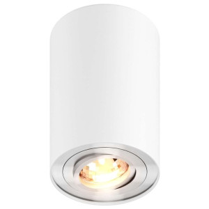 Sufitowa lampa regulowana H-45519 minimalistyczna do salonu biała
