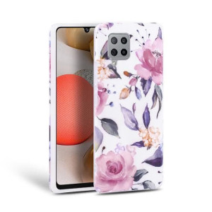 Tech-Protect FLORAL SAMSUNG A42 5G biały