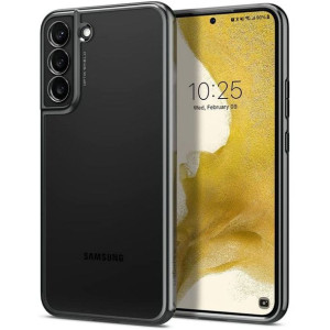 Spigen OPTIK bezbarwny SAMSUNG S22+ Plus CHROME szary