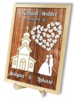 Podziękowanie Dla Rodziców Ślub Rama Obraz Obr002