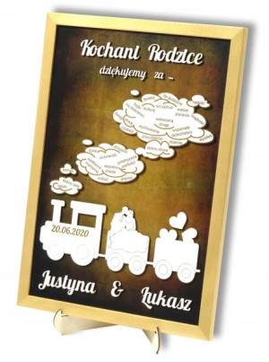 Podziękowanie Dla Rodziców Ślub Rama Obraz Obr003
