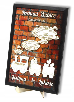 Podziękowanie Dla Rodziców Ślub Rama Obraz Obr003