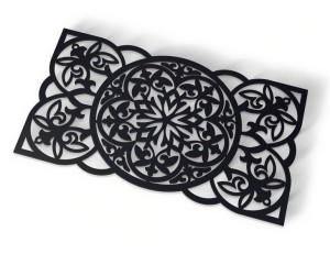 Dekoracja na ścianę PANEL AŻUROWY OBRAZ 3D - P4C