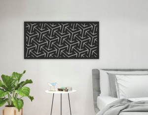Dekoracja na ścianę PANEL AŻUROWY OBRAZ 3D - P34C