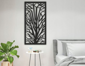 Dekoracja na ścianę PANEL AŻUROWY OBRAZ 3D - P40C