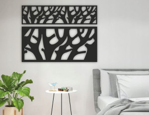 Dekoracja na ścianę PANEL AŻUROWY OBRAZ 3D - P42C