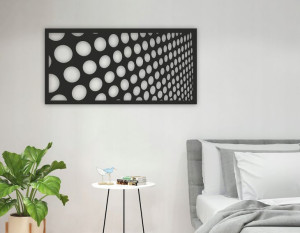 Dekoracja na ścianę PANEL AŻUROWY OBRAZ 3D - P51C