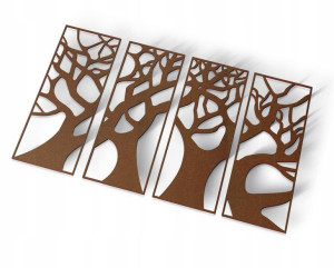 Dekoracja na ścianę PANEL AŻUROWY OBRAZ 3D - P41