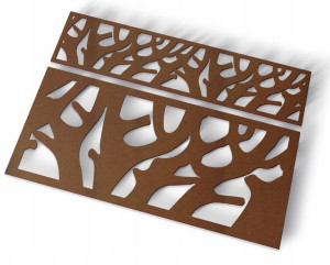 Dekoracja na ścianę PANEL AŻUROWY OBRAZ 3D - P42
