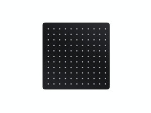 Deszczownica natryskowa Corsan CMD25BL SLIM stalowa czarna kwadratowa 25 cm