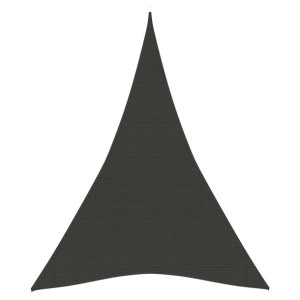 Żagiel przeciwsłoneczny, 160 g/m², antracytowy, 5x