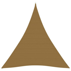 Żagiel przeciwsłoneczny, 160 g/m², kolor taupe, 3x
