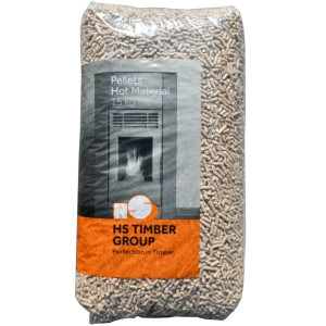 HS Pellet Drzewny 15 KG Opał Drewno Do Pieca