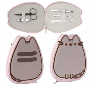 PUSHEEN przybornik do manicure nożyczki obcinaczka
