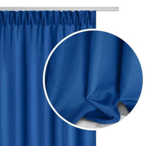 Zasłona 140x170 Classic Blue Viva Taśma