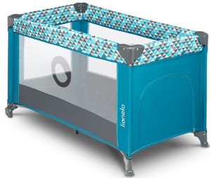 Lionelo Stefi łóżeczko turystyczne Green Turquoise