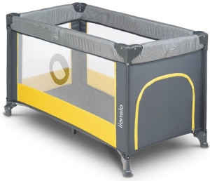 Lionelo Stefi łóżeczko turystyczne Yellow Lemon