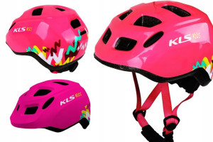 Kask Rowerowy Kellys Zigzag 022 Różowy Xs (45-50)