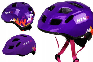 Kask Rowerowy Kellys Zigzag 022 Fiolet Xs (45-50)