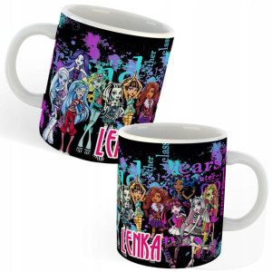 Kubek + Imię Monster High Prezent Dzień Dziecka