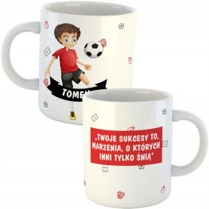 Kubek Dla Piłkarza + Imię Personalizowany Prezent