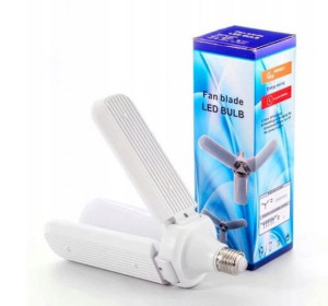 Żarówka Led 60w E27 Składana Żyrandol Trójramienny