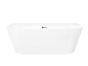 Wanna przyścienna szeroka Corsan E030 Mono 150 cm z wykończeniem chrom