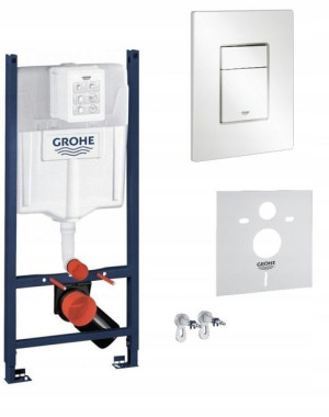 Stelaż Grohe Rapid Sl 4w1 Przycisk+mata+wsporniki