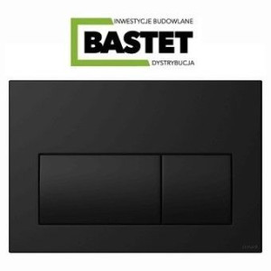 CERSANIT Presto Przycisk spłukujący CZARNY MAT K97-418