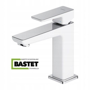 Omnires Parma Bateria umywalkowa biała PM7410CRB