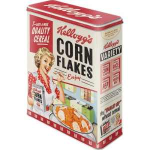 Puszka na płatki XL Kellogg's Corn Flakes