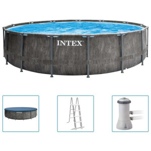 Intex Basen Greywood Prism Frame Premium z akcesor