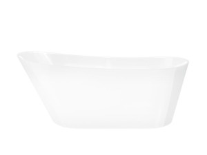 Wanna wolnostojąca Corsan Estella 160 cm z wykończeniem chrom