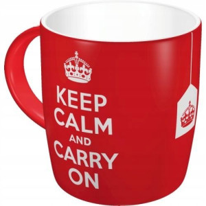 Kubek 340ml English Tea - Keep Calm and Carry On