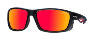 Okulary przeciwsłoneczne sportowe OPC SPORT EVEREST Matt Black Red REVO