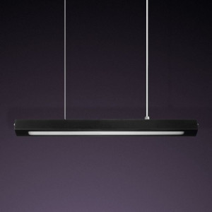 Lampa wisząca FUTURA LUX STEEL listwa LED 18W 4000K zwis czarny