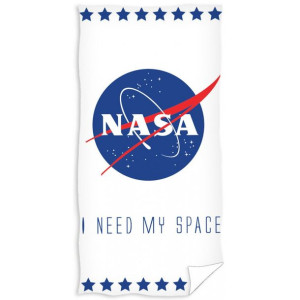 Ręcznik kąpielowy 100% bawełna 70x140 NASA biały