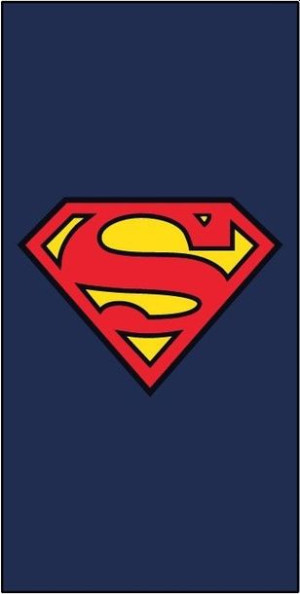 Ręcznik plażowy kąpielowy 140x70cm - SUPERMAN