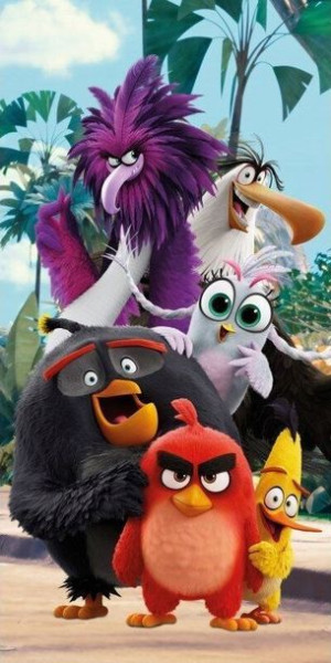 Ręcznik plażowy 100% bawełna 140x70cm Angry Birds