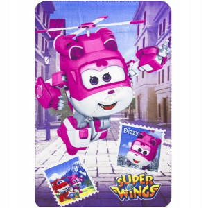KOC kocyk z polaru 150x100cm SUPER WINGS Frunia