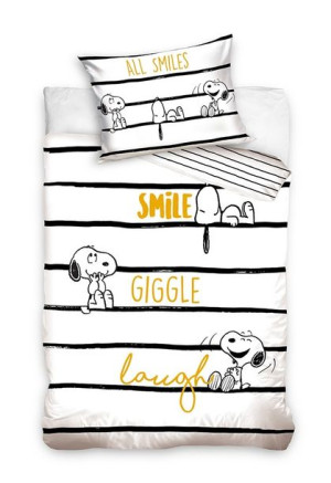 Pościel dziecięca 100% bawełna 160x200cm SNOOPY