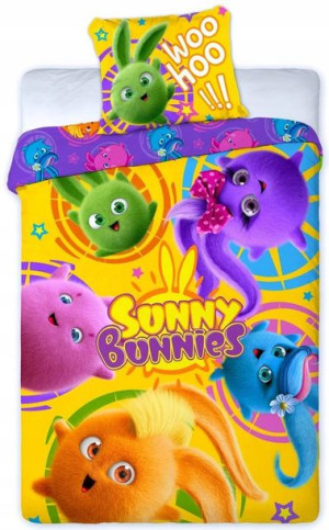 Pościel do łóżeczka bawełna 100x135 SUNNY BUNNIES